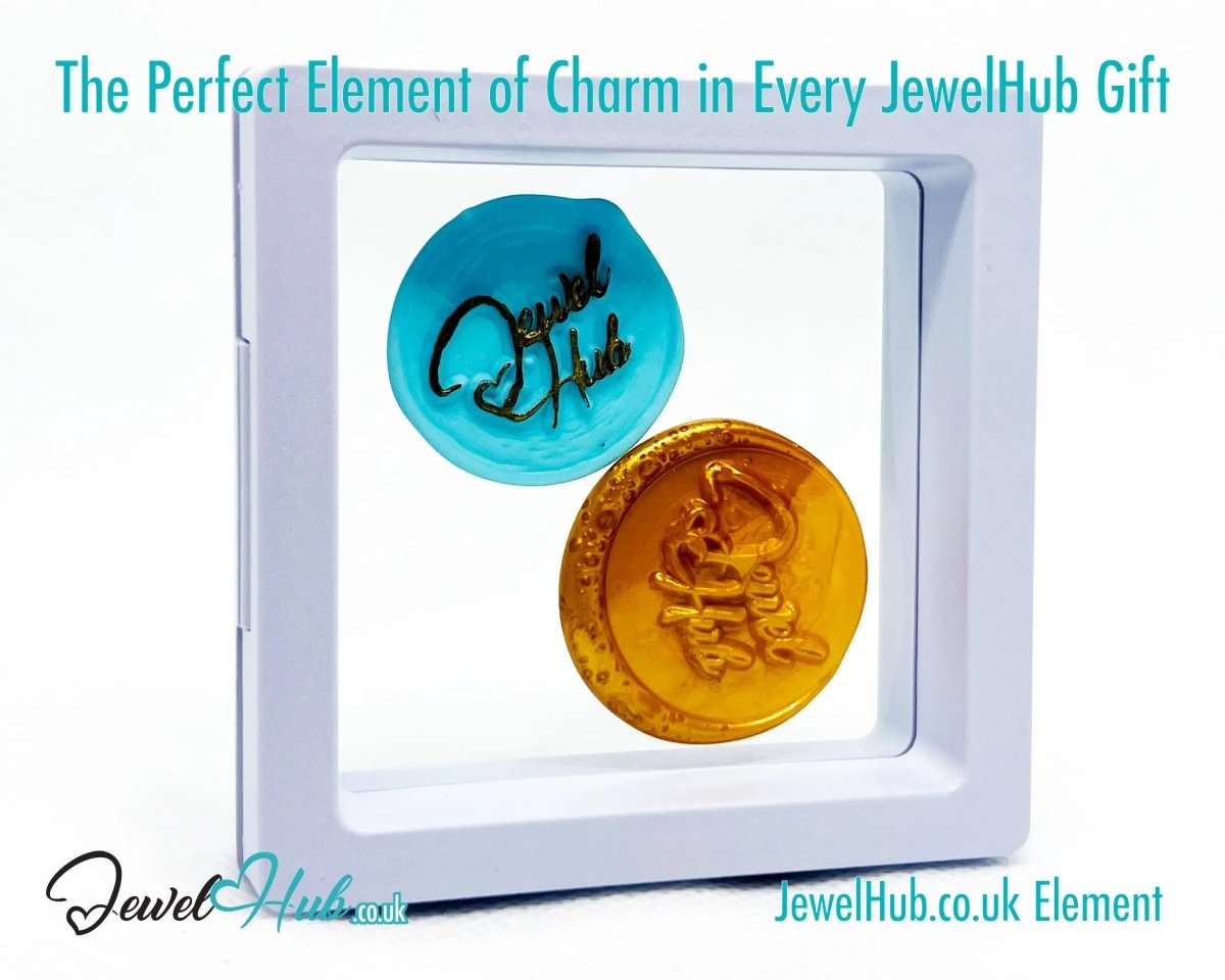 Transparent 💫 Display Box (7cm × 7cm) · Floating Frame Design · Plastic Border · Charm Showcase - JewelHub.co.uk