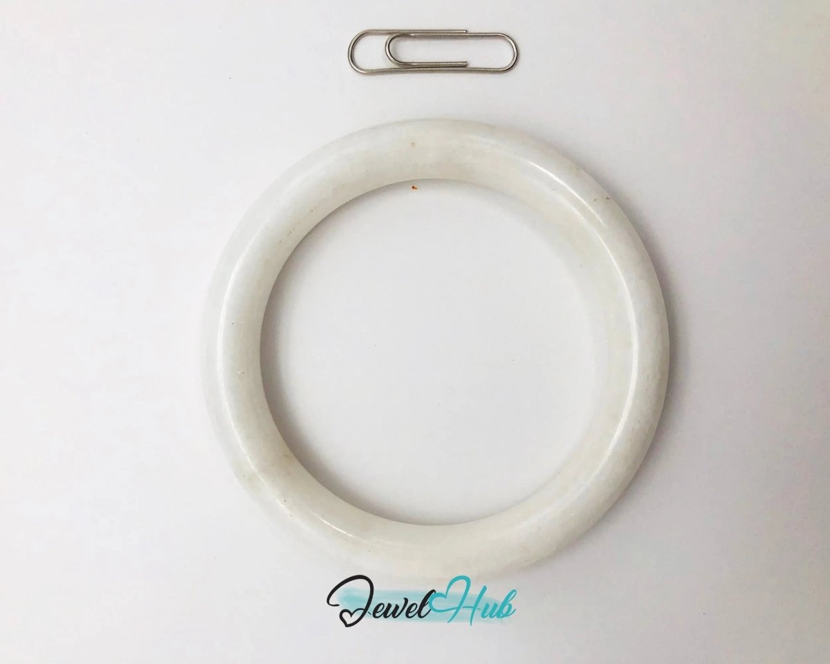 Wisdom Veil · White Nephrite Jade Bracelet · Gift of Insight and Moral Clarity - JewelHub.co.uk